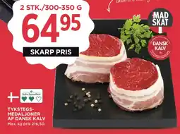 MENY Tykstegs-medaljoner af dansk kalv tilbud