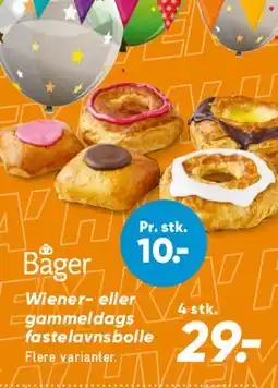 Bilka Wiener- / gammeldags fastelavnsboller tilbud