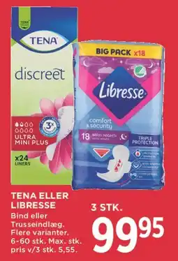 MENY TENA eller Libresse tilbud