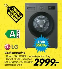 Bilka LG Vaskemaskine tilbud