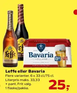 Kvickly Leffe eller Bavaria tilbud