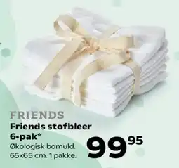 Kvickly Friends stofbleer 6-pak tilbud