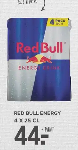 MENY Red Bull Energy 4 x 25 cl tilbud
