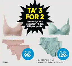 Bilka VRS undertøj (BH & trusser) tilbud