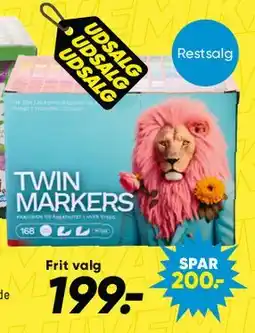 Bilka Twin Markers (variant) tilbud