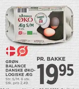 MENY Grøn Balance økologiske æg tilbud