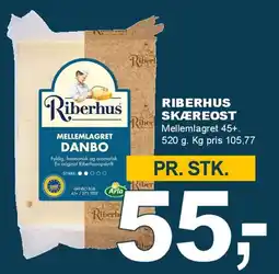 Let-Køb RIBERHUS SKÆREOST tilbud