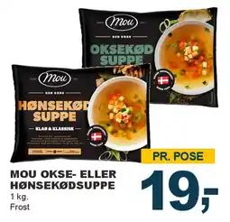 Let-Køb Mou okse- eller hønsekødssuppe tilbud