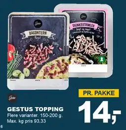 Let-Køb Gestus Topping tilbud