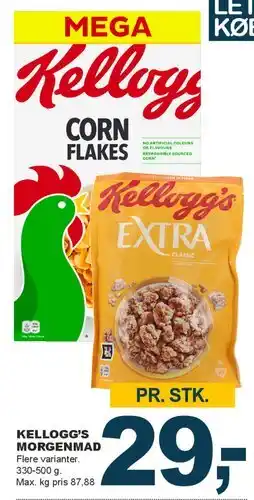 Let-Køb Kellogg's Morgenmad tilbud