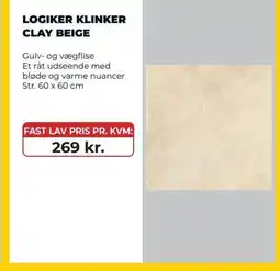 Erling - Christensen Logiker klinker clay beige tilbud