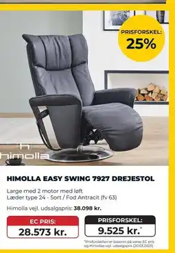 Erling - Christensen Himolla Easy swing 7927 drejestol tilbud