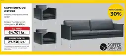 Erling - Christensen Capri Sofa og 2 stole tilbud