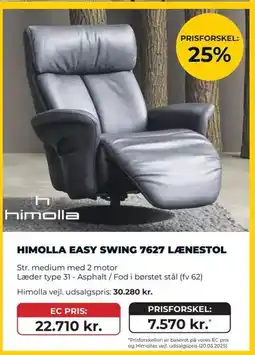 Erling - Christensen Himolla Easy swing 7627 lænestol tilbud