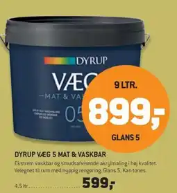 Johannes Fog Dyrup Væg 5 mat & vaskbar tilbud