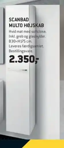 Johannes Fog Scanbad Multo højskab tilbud