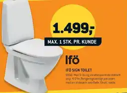 Johannes Fog IFÖ Sign toilet tilbud