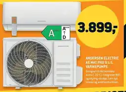 Johannes Fog Andersen Electric AE Mat pro 9 L/L varmepumpe tilbud