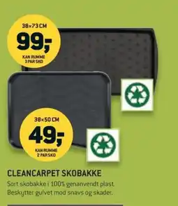 Johannes Fog Cleancarpet skobakke tilbud