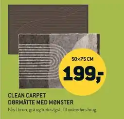 Johannes Fog Clean carpet dørmåtte med monster tilbud