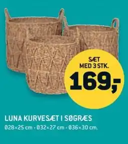 Johannes Fog Luna kurvesæt i søgræs tilbud