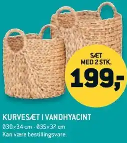 Johannes Fog Kurvesæt i vandhyacint tilbud