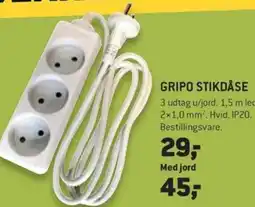 Johannes Fog Gripo stikdåse tilbud