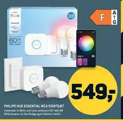 Johannes Fog Philips Hue essential WCA startsæt tilbud