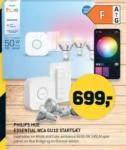 Johannes Fog Philips Hue essential WCA GU10 startsæt tilbud