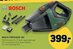Johannes Fog Bosch støvsuger 18V tilbud