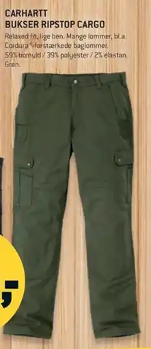 Johannes Fog Carhartt bukser Ripstop cargo tilbud