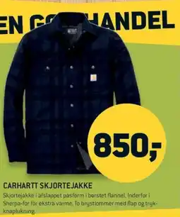 Johannes Fog Carhartt skjortejakke tilbud