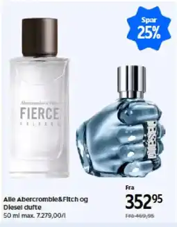 Matas Alle Abercrombie&Fitch og Diesel dufte tilbud