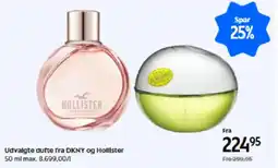 Matas Udvalgte dufte fra DKNY og Hollister tilbud