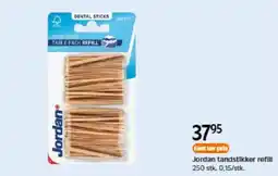 Matas Jordan tandstikker refill tilbud