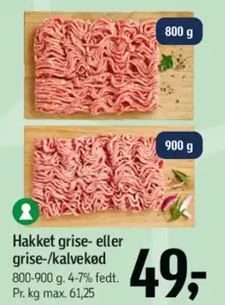 Føtex Hakket gris- eller kalvekød tilbud