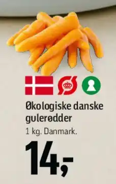 Føtex Økologiske danske gulerødder tilbud