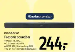 Føtex Prosonic soundbar (PS30W23) tilbud