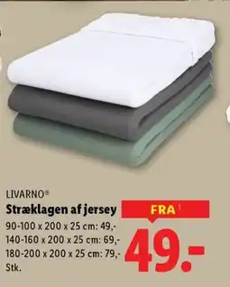 Lidl LIVARNO® Stræklagen af jersey tilbud