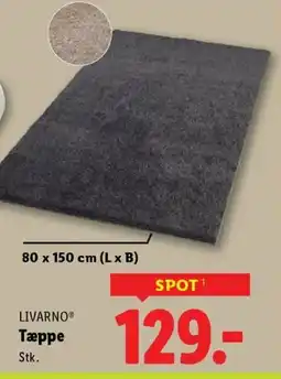 Lidl LIVARNO® Tæppe tilbud
