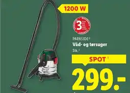 Lidl PARKSIDE® Våd- og tørsuger tilbud