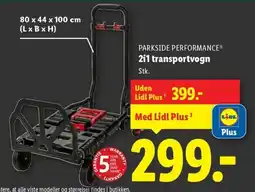 Lidl PARKSIDE PERFORMANCE® 2i1 transportvogn tilbud