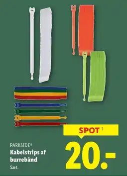 Lidl PARKSIDE® Kabelstrips af burrebånd tilbud