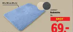 Lidl LIVARNO® Bademåtte tilbud