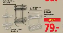 Lidl LIVARNO® Hylde til brusenichen tilbud