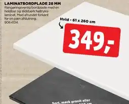jem & fix LAMINATBORDPLADE 28 MM tilbud