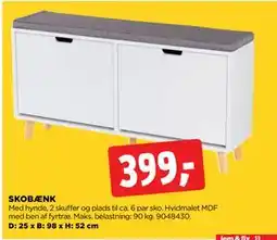 jem & fix SKOBÆNK tilbud