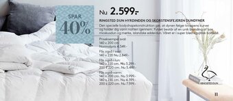 SengeSpecialisten Ringsted Dun Hyrdinden Og Skorstensfejeren Dundyner tilbud