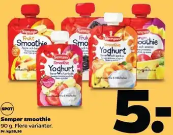 Netto Semper Smoothie 90g tilbud