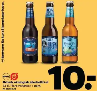Netto Ørbæk Økologisk Alkohofri Øl tilbud